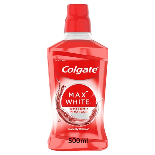 Colgate Max White Expert Teeth Whitening Mouthwash Alcohol Free