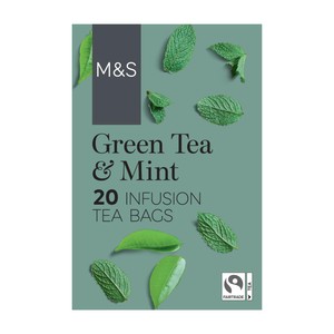M&S Fairtrade Green Tea with Lemon Tea Bags