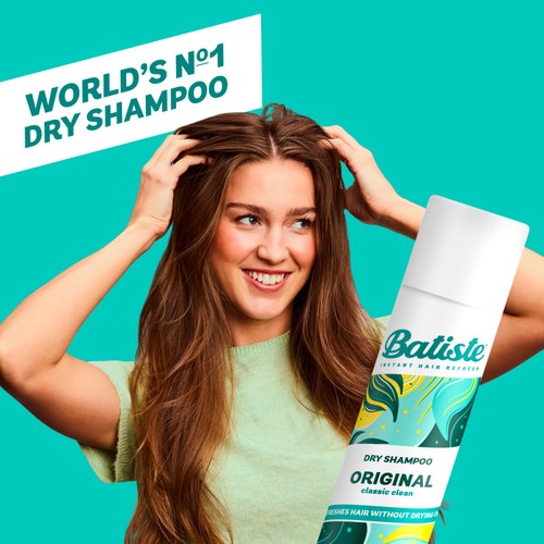 Batiste Dry Shampoo Original, Fresh & Clean Fragrance