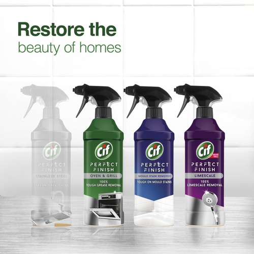 Cif Perfect Finish Specialist Cleaner Spray Mould Stain Remover