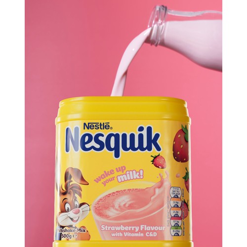 Nesquik Strawberry Milkshake Tub