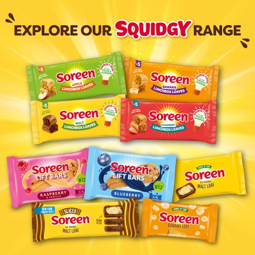 Soreen Lift Bars Raspberry and Vanilla