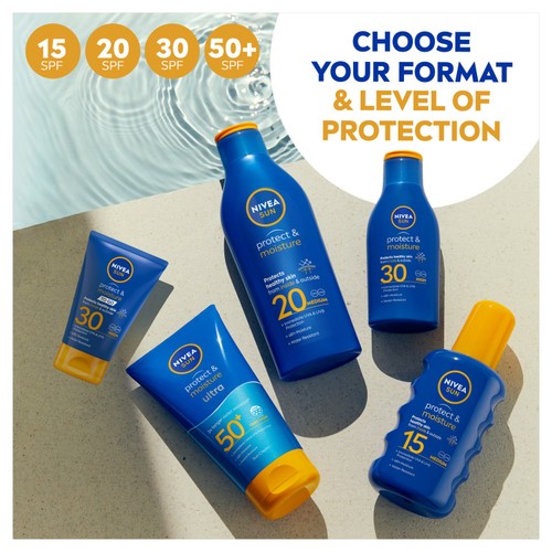 NIVEA SUN Protect & Moisture SPF 50+ Sun Lotion 
