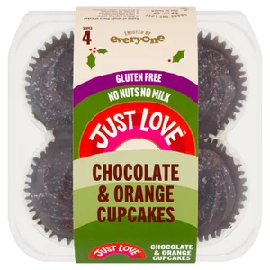 Just Love Chocolate & Orange Cupcakes