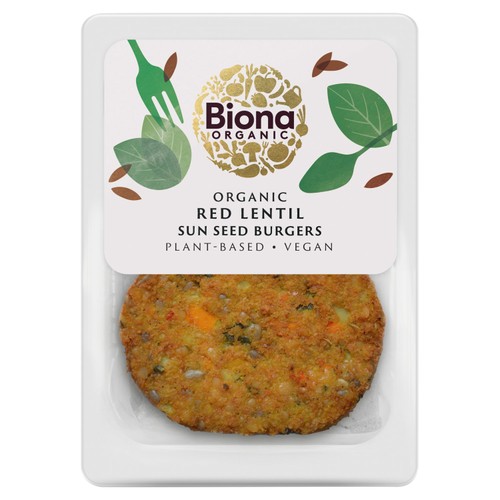 Biona Organic Red Lentil Sun Seed Burgers