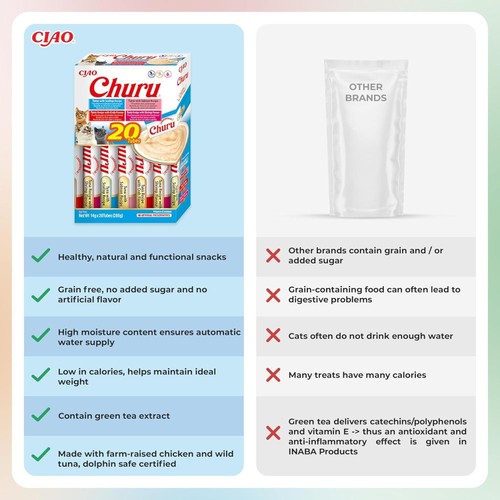 Churu 20 Pack Box Tuna Seafood Variety