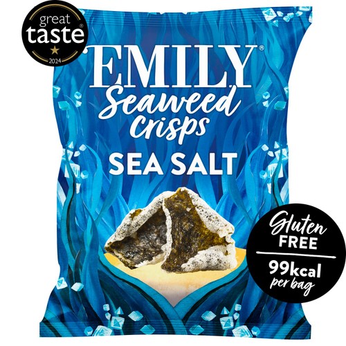Emily Seaweed Crisps, Sea Salted