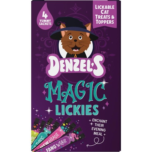 Denzel's Magic Lickies - Halloween Lickable Cat Treats & Toppers