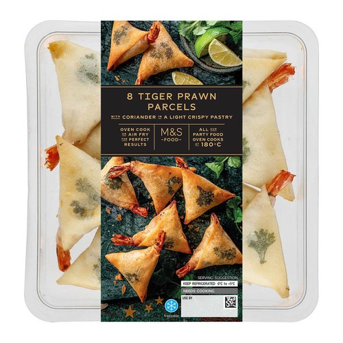 M&S 8 Tiger Prawn Parcels