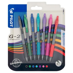 Pilot G-2 Gel Pen Rainbow 7 Pack