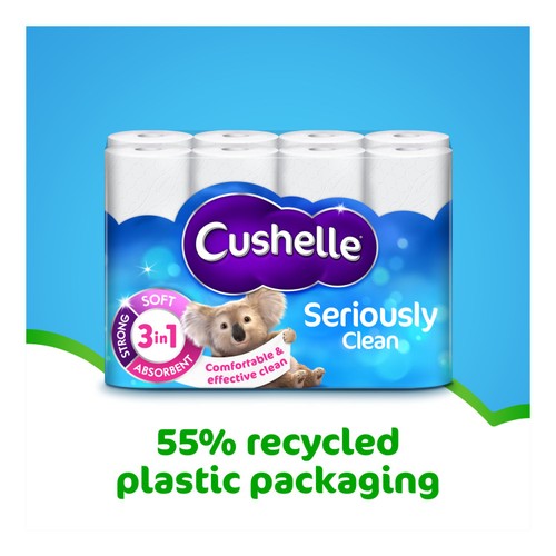 Cushelle Seriously Clean Toilet Rolls