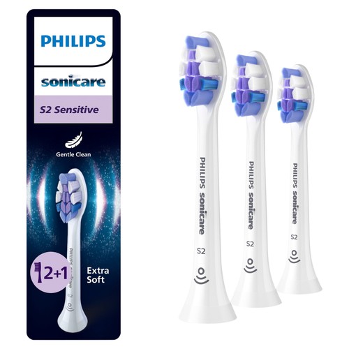 Philips Sonicare Brush Heads S2 White 2+1 Pack