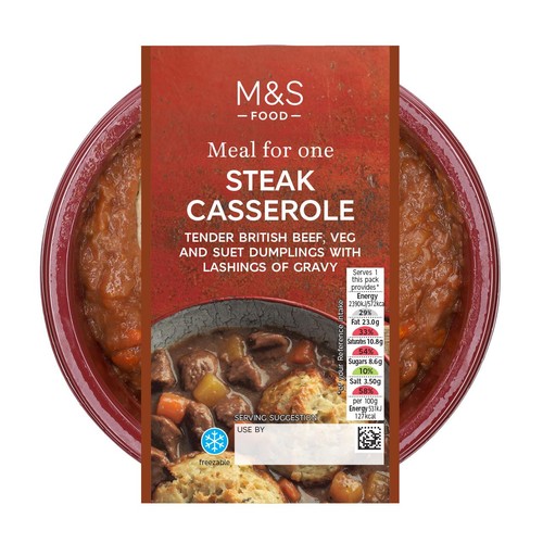  M&S Steak Casserole with Dumplings & Gravy