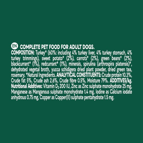 Natures Menu Country Hunter Turkey Wet Dog Food Pouches