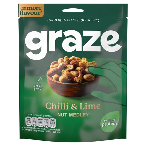 Graze Chili & Lime Nut Medley