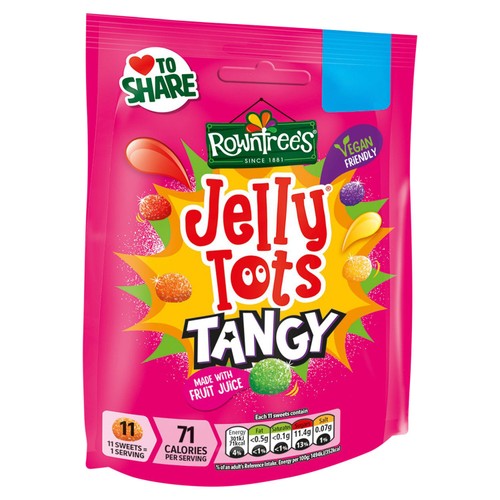 Rowntree's Jelly Tots Tangy Pouch