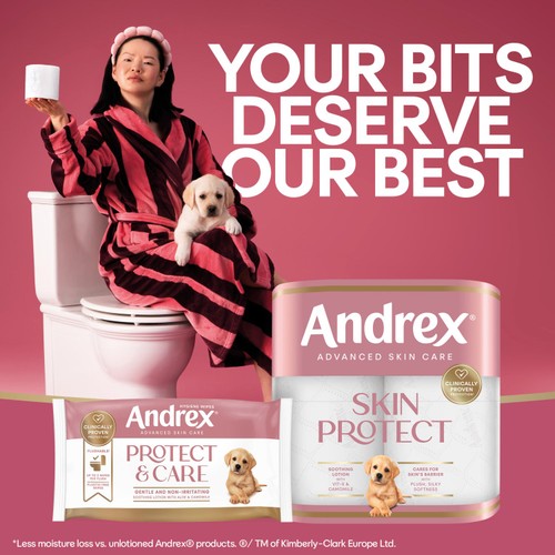 Andrex Skin Protect Toilet Roll