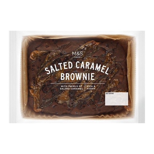M&S Salted Caramel Brownie