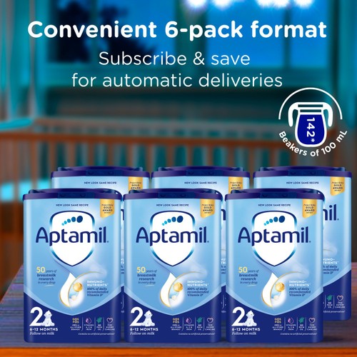 Aptamil 2 Follow On Baby Milk Formula Powder 6-12 Months