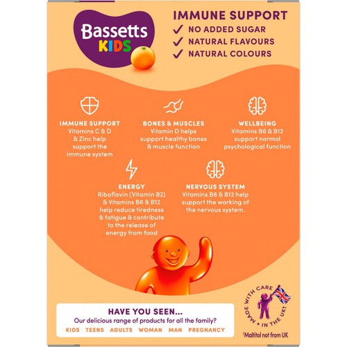 Bassetts Vitamins Immune Support Orange 3-11 years