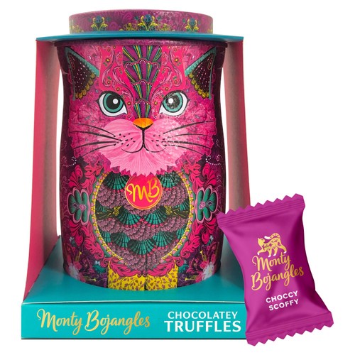 Monty Bojangles Persian Pink Cat Tin