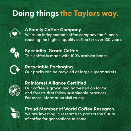 Taylors Of Harrogate Flying Start Beans