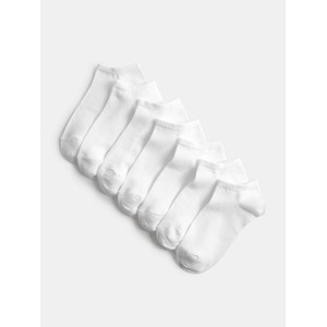School Kids Trainer Liner Socks, 4-7, Black