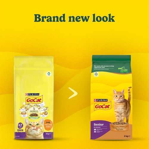 Go-Cat Senior Chicken and Turkey Dry Cat Food 