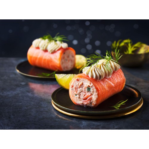 M&S Collection Smoked Salmon Rolled Terrine