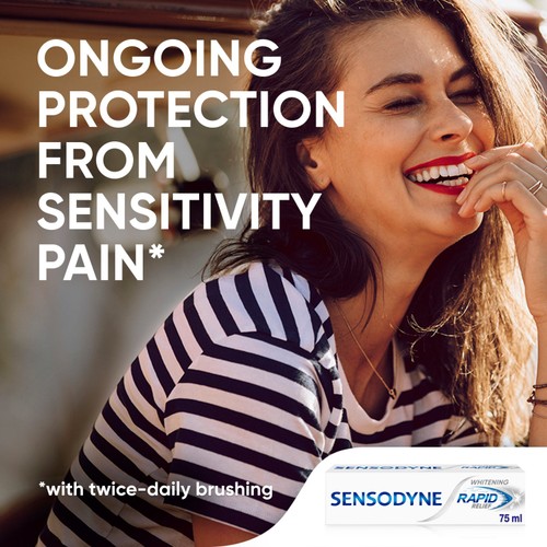 Sensodyne Rapid Relief Sensitive Whitening Toothpaste