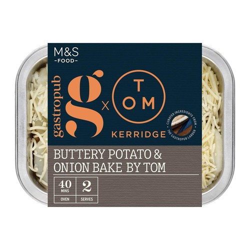 M&S Gastropub Potato & Caramelised Onion Bake By Tom Kerridge