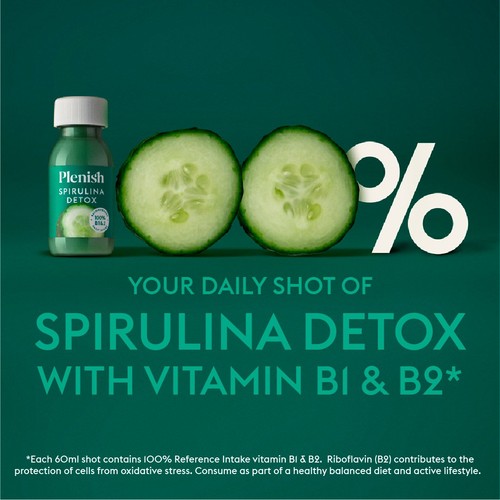 Plenish Apple & Spirulina Detox Shot