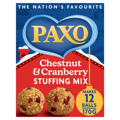 Paxo Cranberry and Chestnut Stuffing
