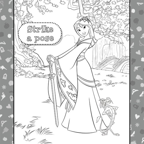 Disney Princess Colourmania