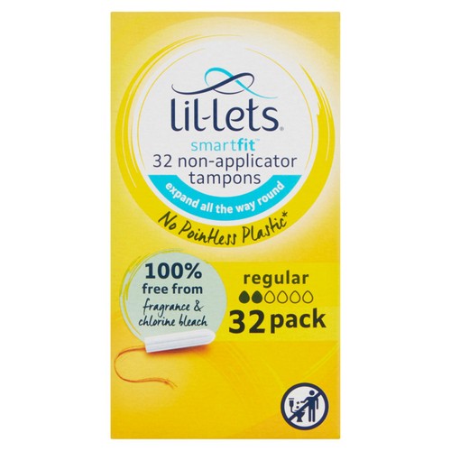 Lil-Lets Non-Applicator Tampons Regular