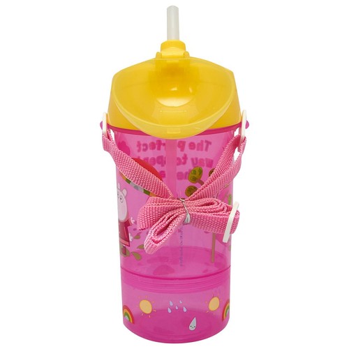 Peppa Pig Perfect Day Sip and Snack Bottle