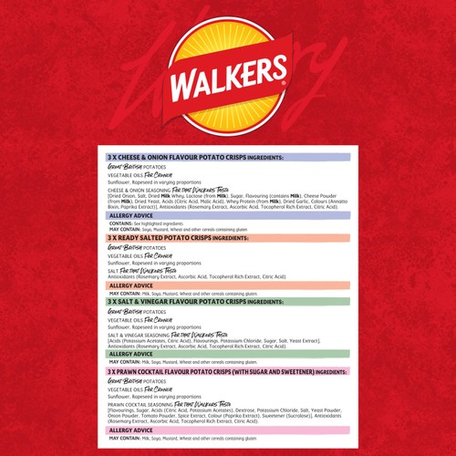 Walkers Classic Variety Multipack Crisps