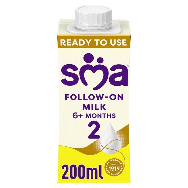 SMA Pro 2 Follow-on Milk Ready to Use Baby Formula Milk 200ml