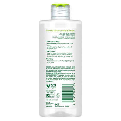 Simple Kind To Skin Soothing Facial Toner