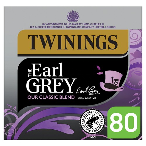 Twinings Earl Grey Tea 80 Tea Bags