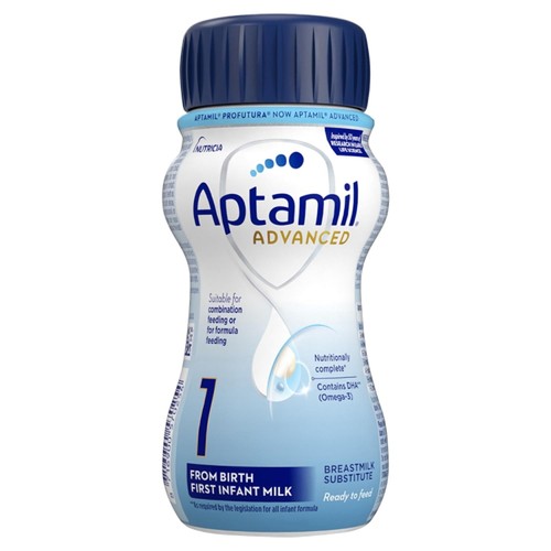Aptamil Advanced 1 First Infant Baby Milk Formula Liquid from Birth