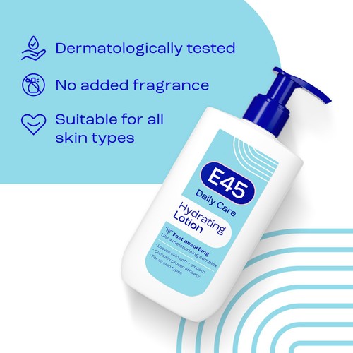 E45 Daily Moisturiser Lotion for Dry & Sensitive Skin