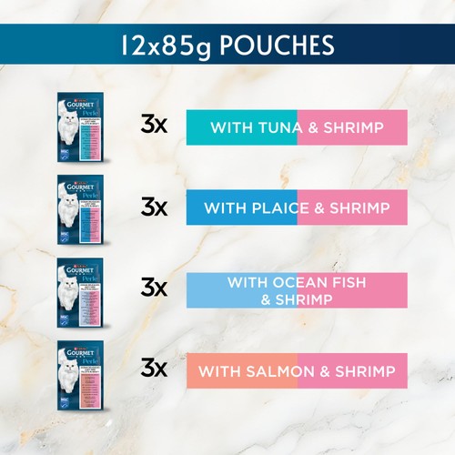 Gourmet Perle Ocean Delicacies in Gravy Wet Cat Food