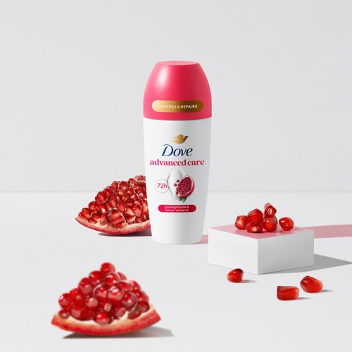 Dove Women Advanced Antiperspirant Deodorant Roll on Pomegranate