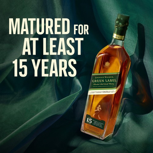 Johnnie Walker Green Label 15 Year Old Blended Scotch Whisky
