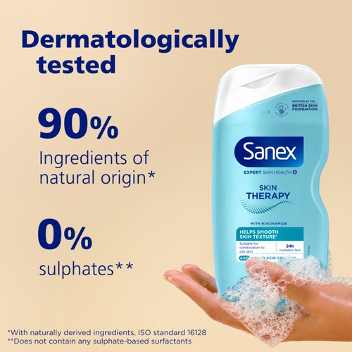 Sanex Skin Therapy Breakout Control Body Wash Shower Gel 450ml