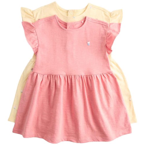 M&S Girls Cotton Jersey Cupcake Dresses, 0-3 Months, Multi
