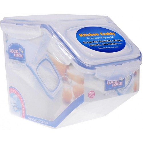 LocknLock Kitchen Caddy with Flip To Lid 5L