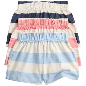 Cotton Stripe Shorts, 12-18 Months, Blue