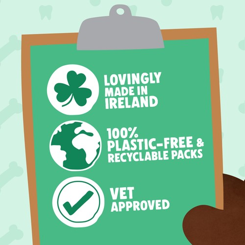 Denzel's Daily Dentals For Medium Dogs Peanut Butter, Peppermint & Parsley